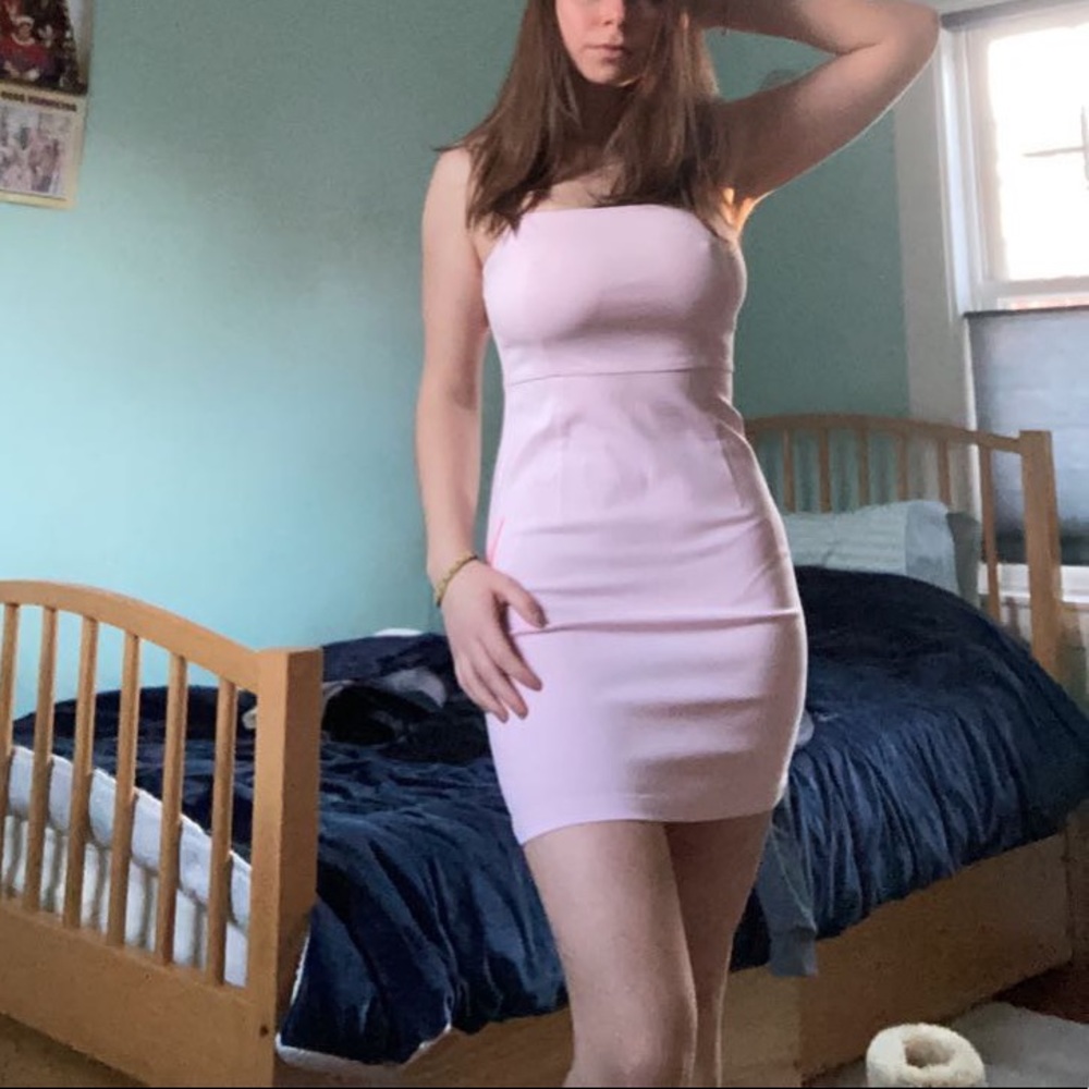 Pale pink dress